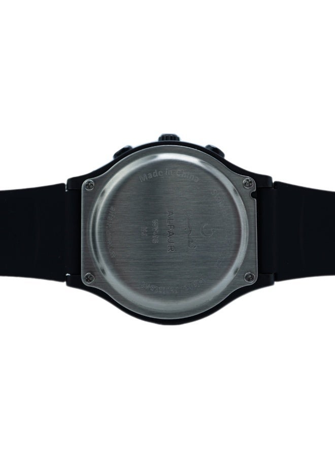 ساعة يد رقمية مقاومة للماء WY-16W رمادي - أسود - Image 2